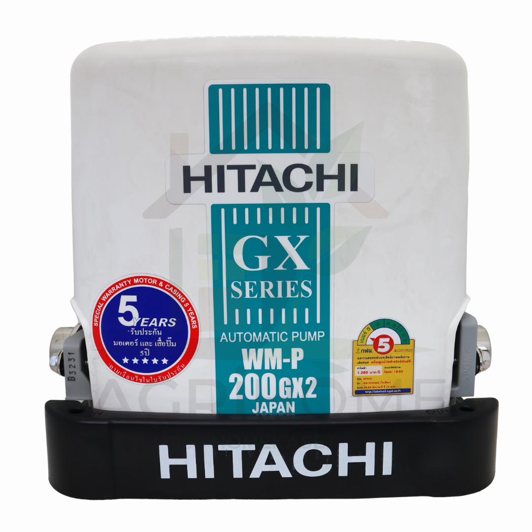ปั๊มน้ำอัตโนมัติ Hitachi รุ่น WM-P200GX2