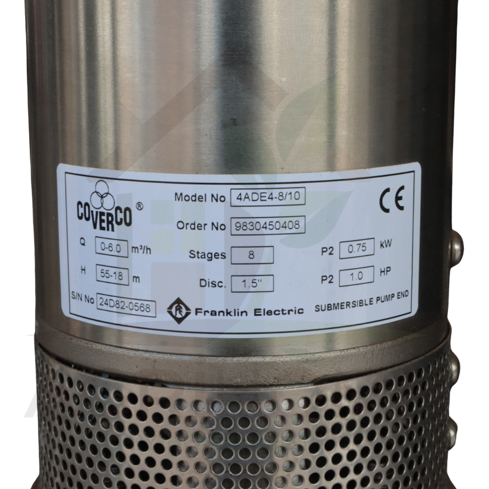 ปั๊มน้ำบาดาล Franklin COVERCO ขนาด 1 แรงม้า