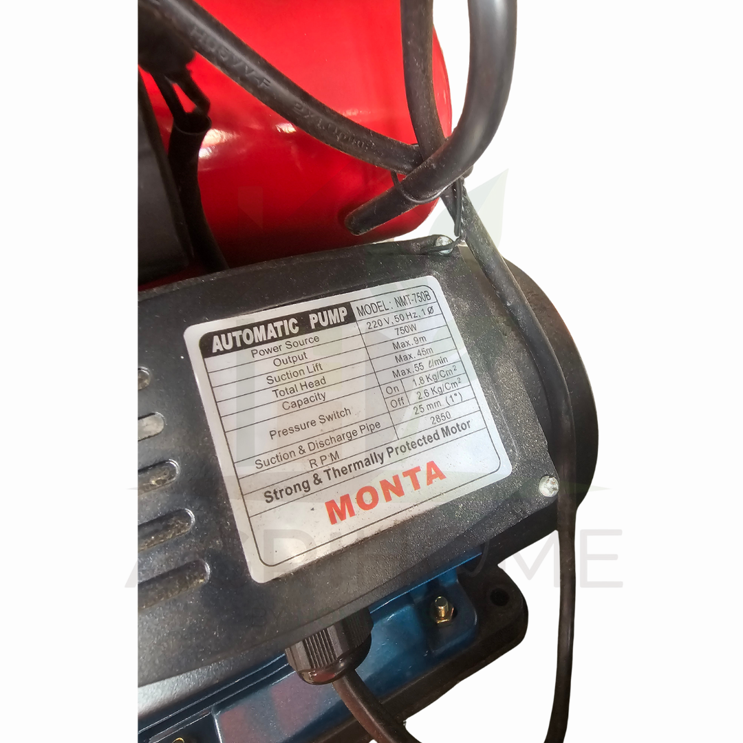 ปั๊มน้ำอัตโนมัติ Monta MT-750A 750W