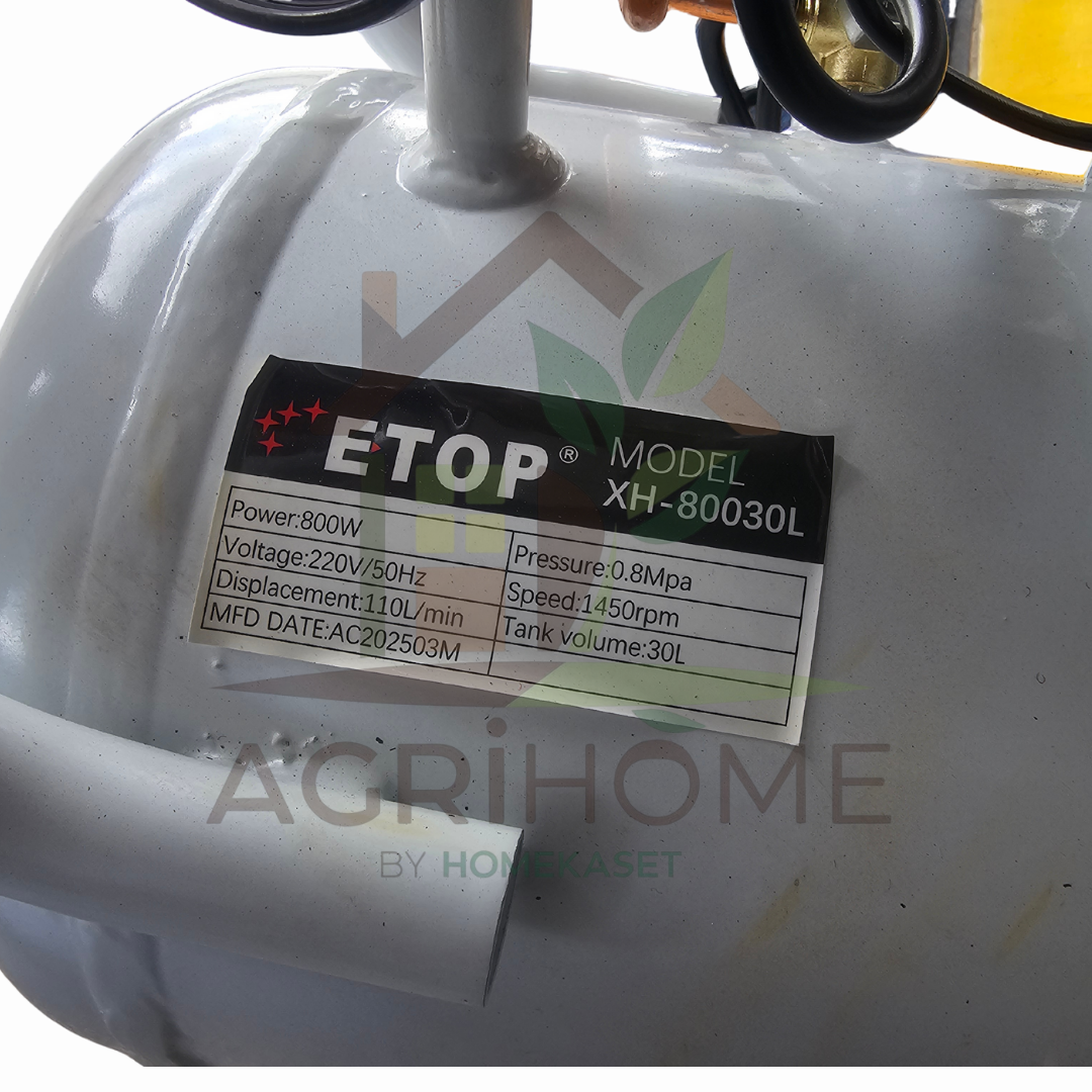 ปั๊มลม ETOP อีท๊อป 30 ลิตร