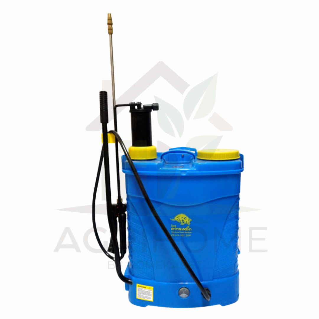 ถังพ่นยาแบตเตอรี่ ควายเหล็ก 16 ลิตร 2ระบบ