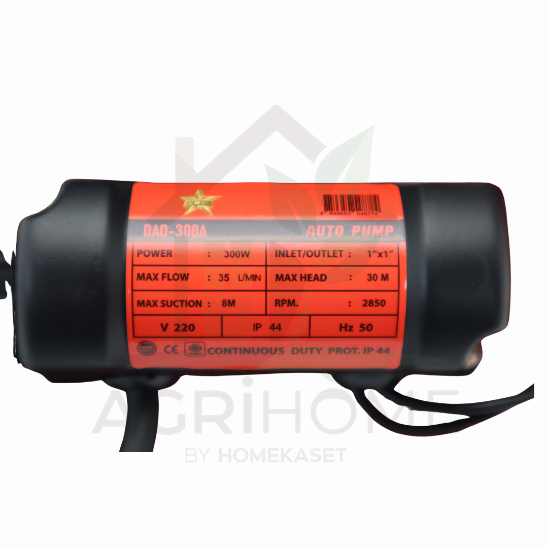 ปั๊มน้ำอัตโนมัติ ตราดาว DAO-300A 370W