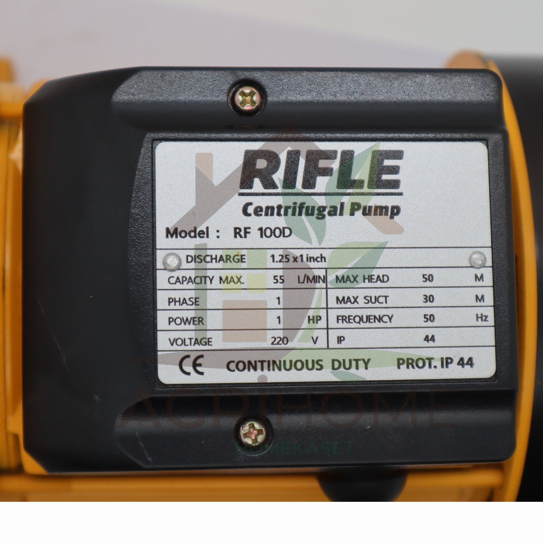 ปั๊มเจ็ทคู่ RIFLE RF100D 1 นิ้ว 1 แรงม้า