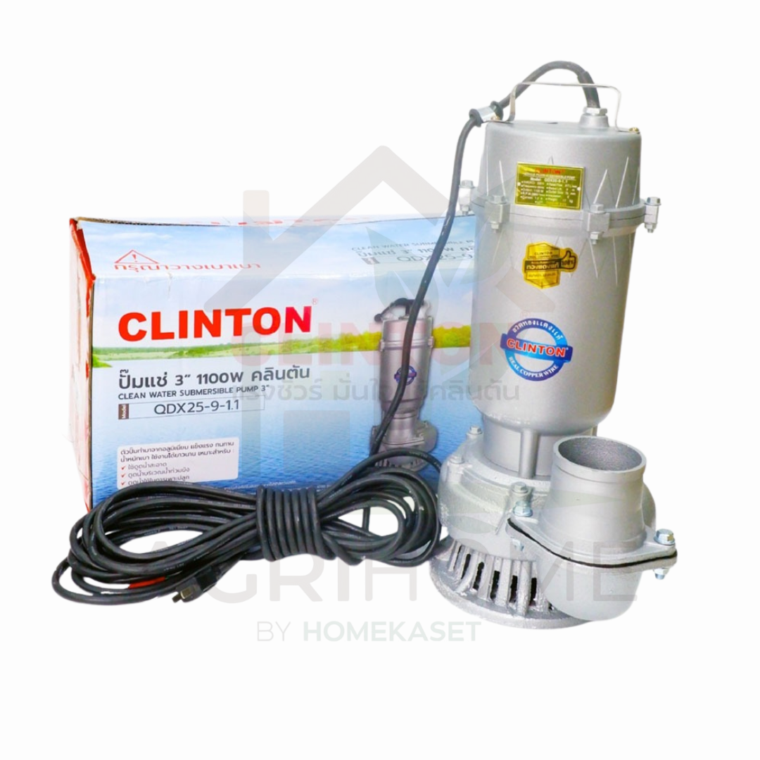 ปั๊มแช่ Clinton ดูดโคลน 3 นิ้ว