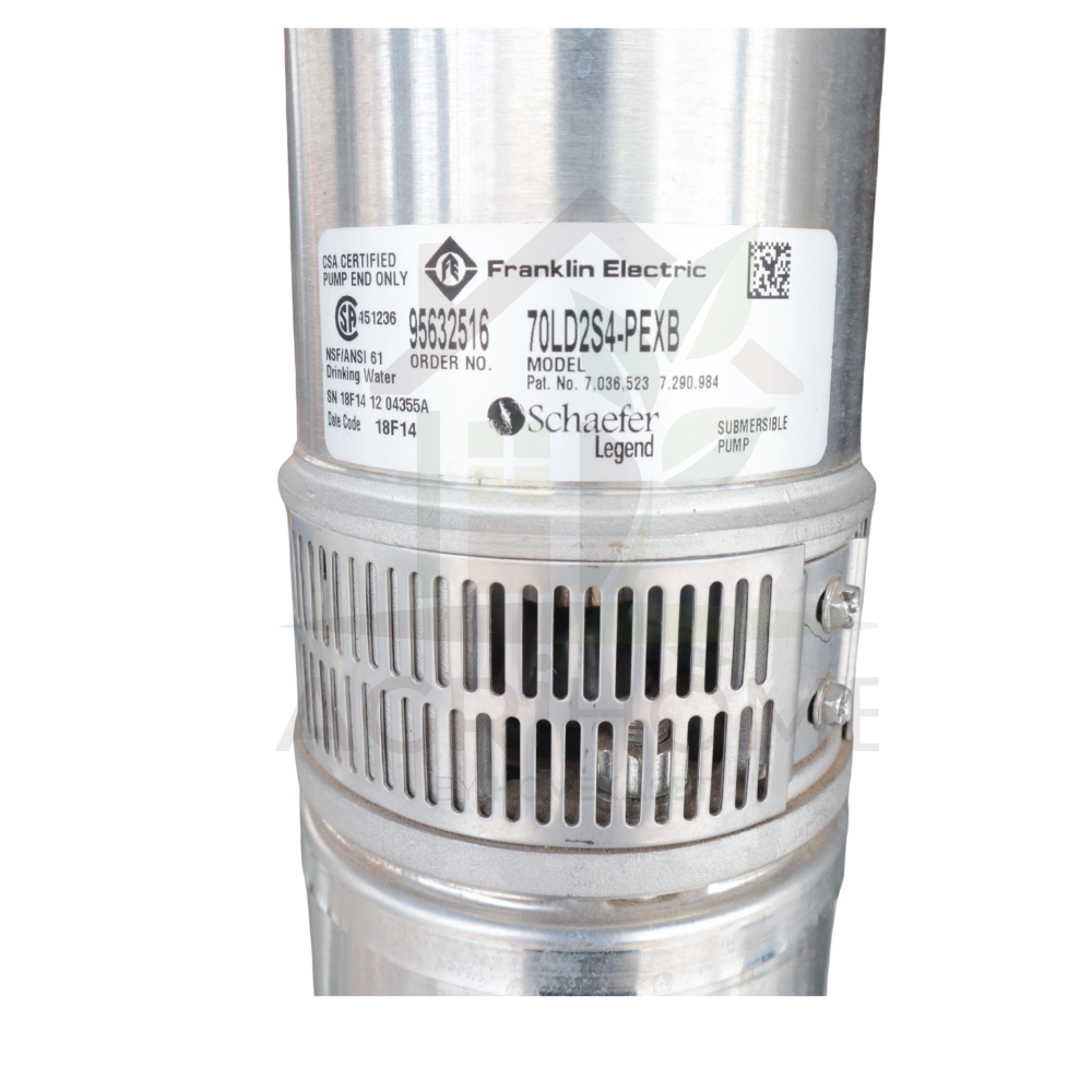 ปั๊มน้ำบาดาล Franklin Schaefer รุ่น Tri-Seal ขนาด 2 แรงม้า