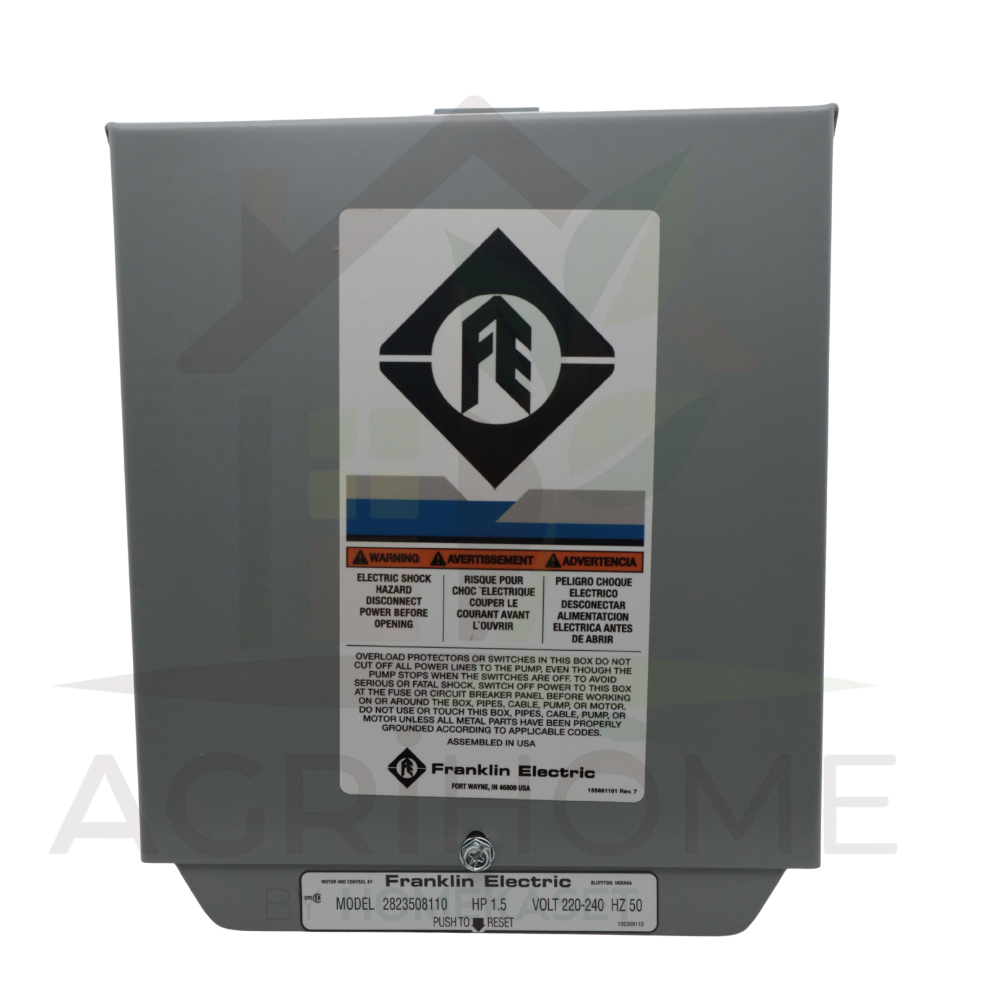 ปั๊มน้ำบาดาล Franklin Schaefer รุ่น Tri-Seal ขนาด 2 แรงม้า